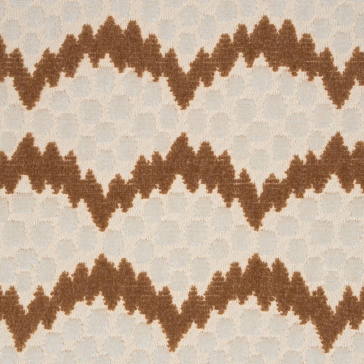 Schumacher Pollen Cut Velvet Ochre Fabric