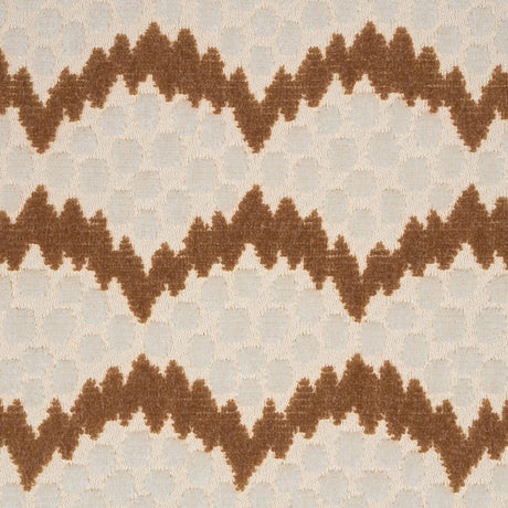 Schumacher Pollen Cut Velvet Ochre Fabric