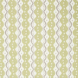 Schumacher Centipede Stripe Pea Fabric