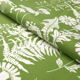 Schumacher Spring Floral Indoor/Outdoor Green Fabric