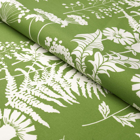 Schumacher Spring Floral Indoor/Outdoor Green Fabric