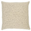 Schumacher Ivory On Charcoal 22" x 22" Margarete Pillow