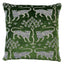 Schumacher Woodland Leopard Velvet Emerald 18" x 18" Pillow