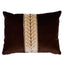 Schumacher Sepia 16" x 12" Marion Velvet Pillow