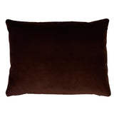 Schumacher Sepia 16" x 12" Marion Velvet Pillow