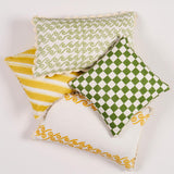 Schumacher Small Checkers 20" Thyme 20" x 20" Pillow