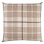 Schumacher Neutral 22" x 22" Montana Wool Plaid Pillow