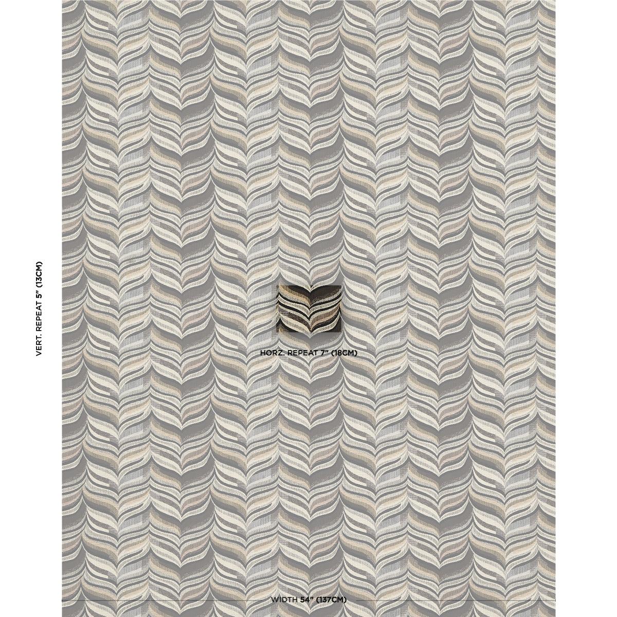 Schumacher Loulou Smoky Quartz Fabric