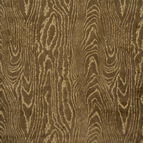 Schumacher Marisa Moire Velvet Camel Fabric