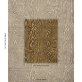 Schumacher Marisa Moire Velvet Camel Fabric