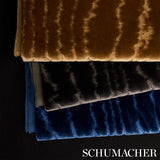 Schumacher Marisa Moire Velvet Camel Fabric