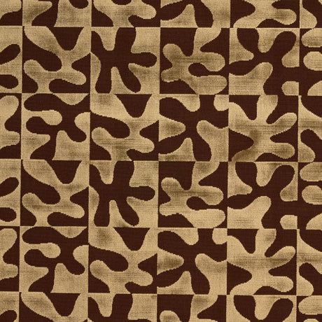 Schumacher Modern Dance Velvet Gold Fabric