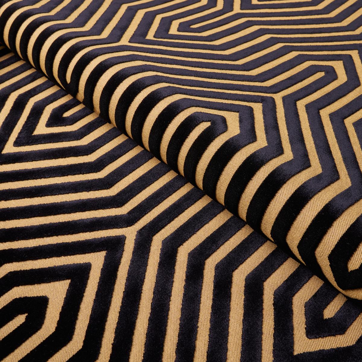 Schumacher Vanderbilt Velvet Tortoise Fabric