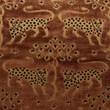 Schumacher Woodland Leopard Velvet Sepia Fabric