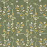 Schumacher Tumble Weed Pingl Meadow Green Fabric