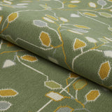 Schumacher Tumble Weed Pingl Meadow Green Fabric