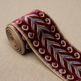 Schumacher Aubergine Marion Velvet Tape