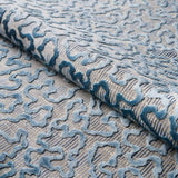 Schumacher Janis Velvet Moonstone Fabric