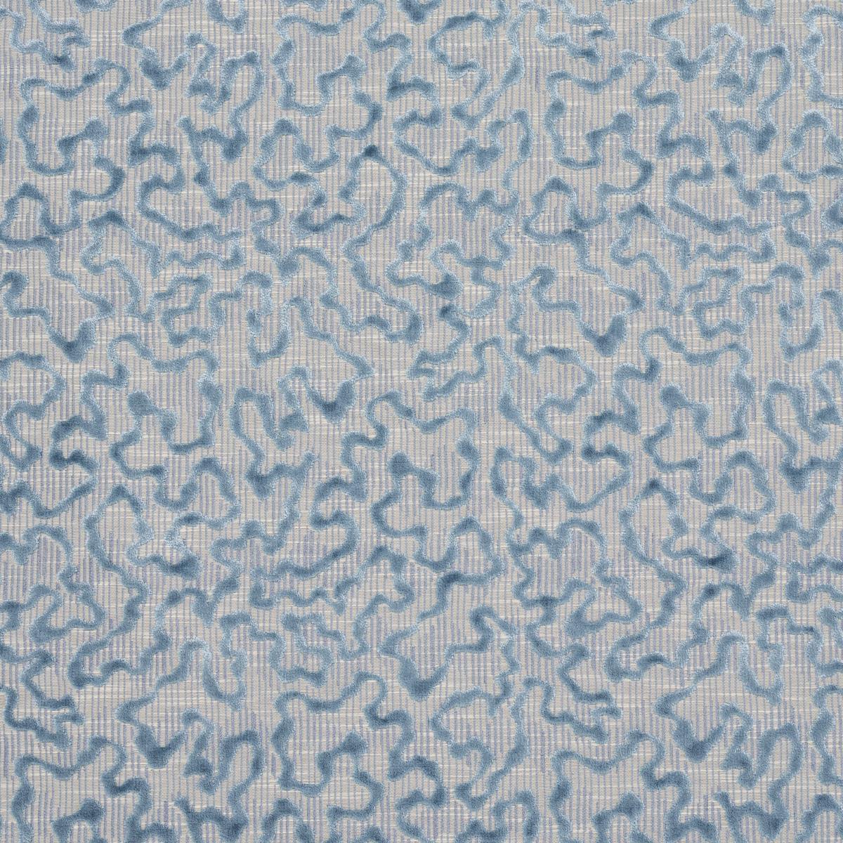 Schumacher Janis Velvet Moonstone Fabric