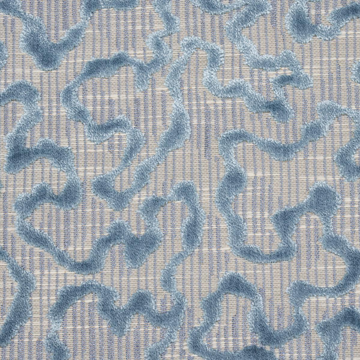 Schumacher Janis Velvet Moonstone Fabric