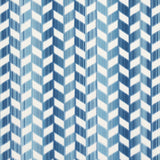 Schumacher Chevron Stri Velvet Porcelain Fabric