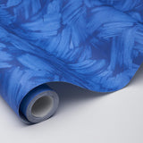 Schumacher Backdrop X Schumacher Atmos Bright Blue Wallpaper