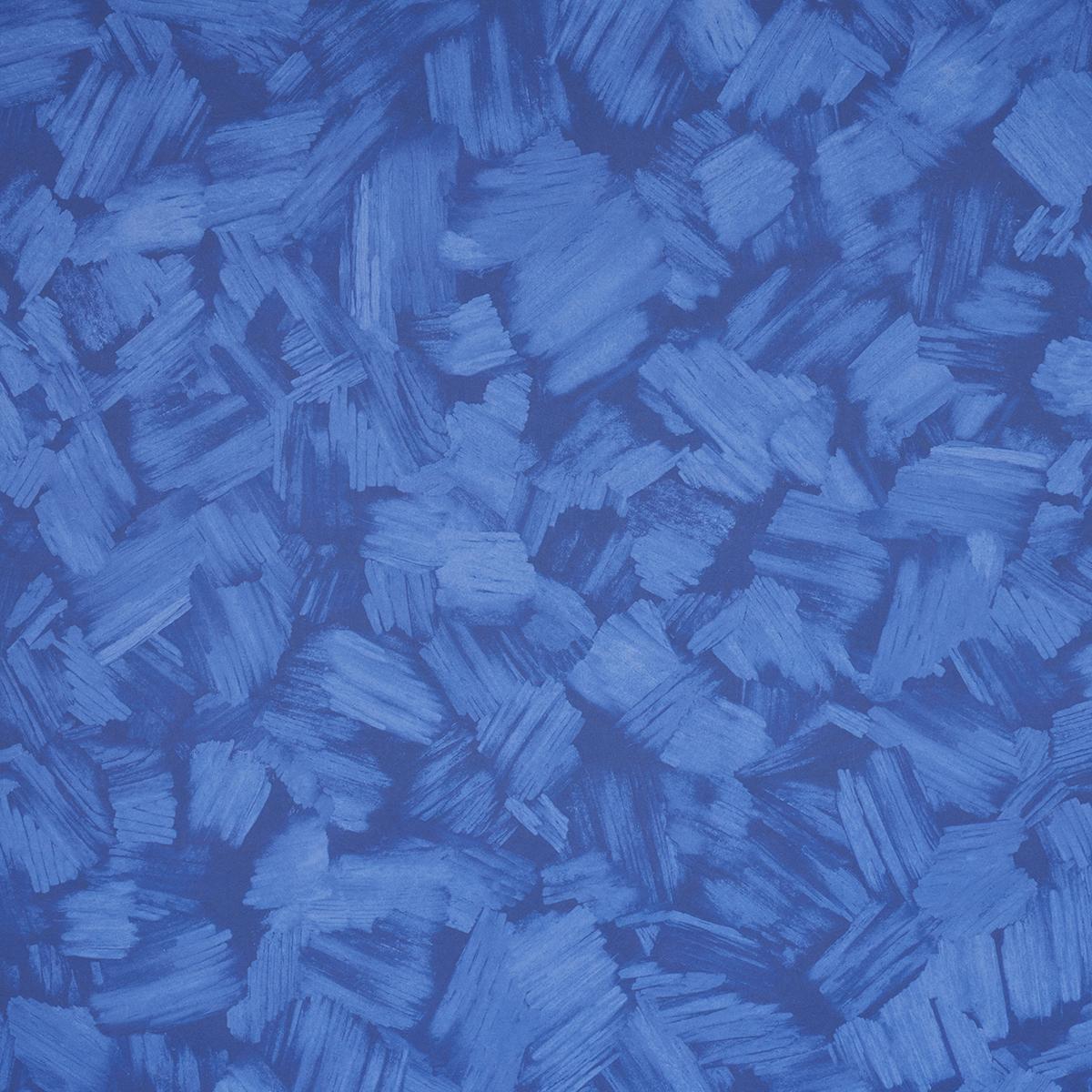 Schumacher Backdrop X Schumacher Atmos Bright Blue Wallpaper