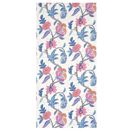 Schumacher Indali Rose & Indigo Wallpaper