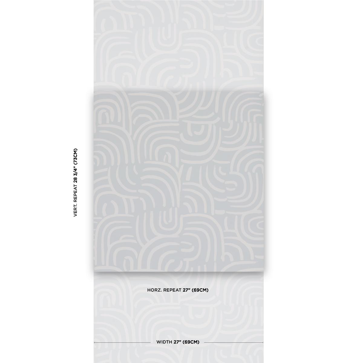 Schumacher Backdrop X Schumacher New Beat Air Wallpaper