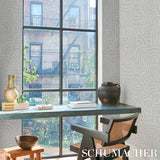 Schumacher Backdrop X Schumacher New Beat Air Wallpaper