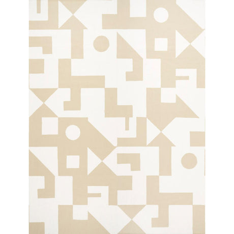 Schumacher Binary Panel Set Camel Wallpaper