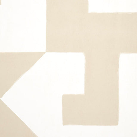 Schumacher Binary Panel Set Camel Wallpaper