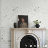 Schumacher Chinois Palais Panel Neutral Wallpaper
