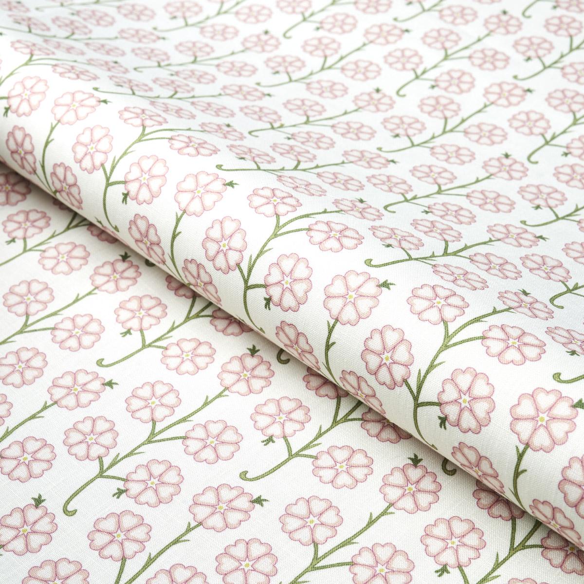 Schumacher Gardenia Rose Fabric