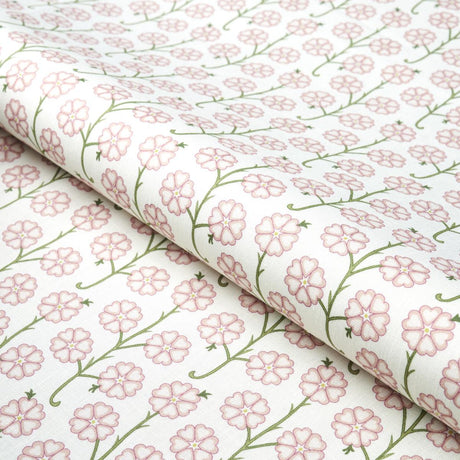 Schumacher Gardenia Rose Fabric