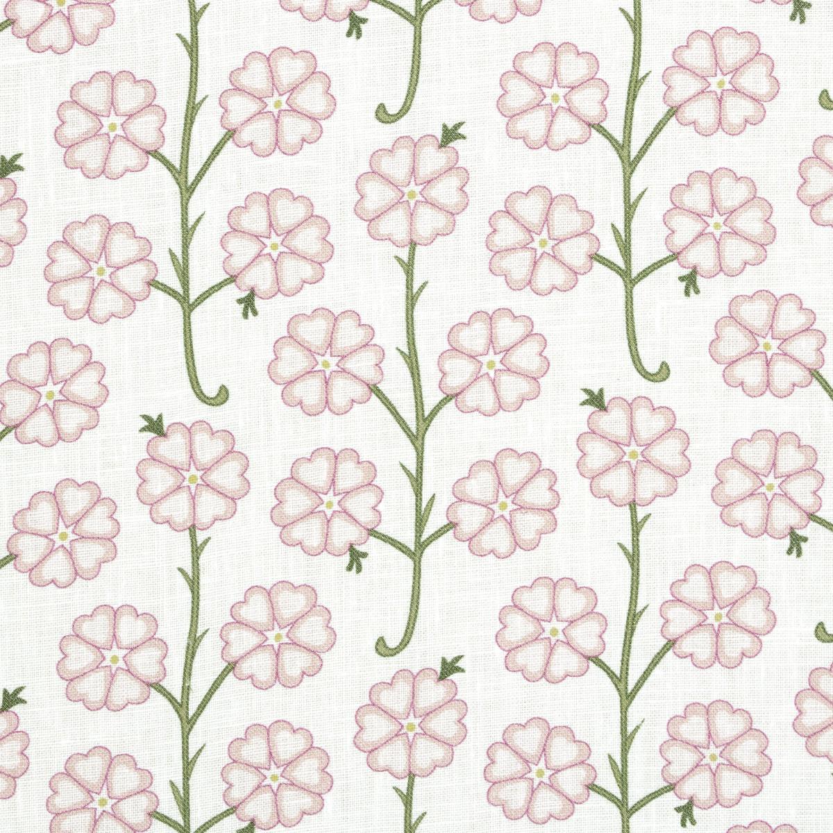 Schumacher Gardenia Rose Fabric
