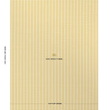 Schumacher Beaded Stripe Straw Fabric