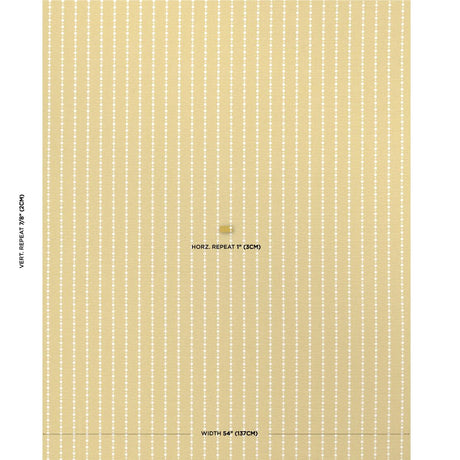 Schumacher Beaded Stripe Straw Fabric