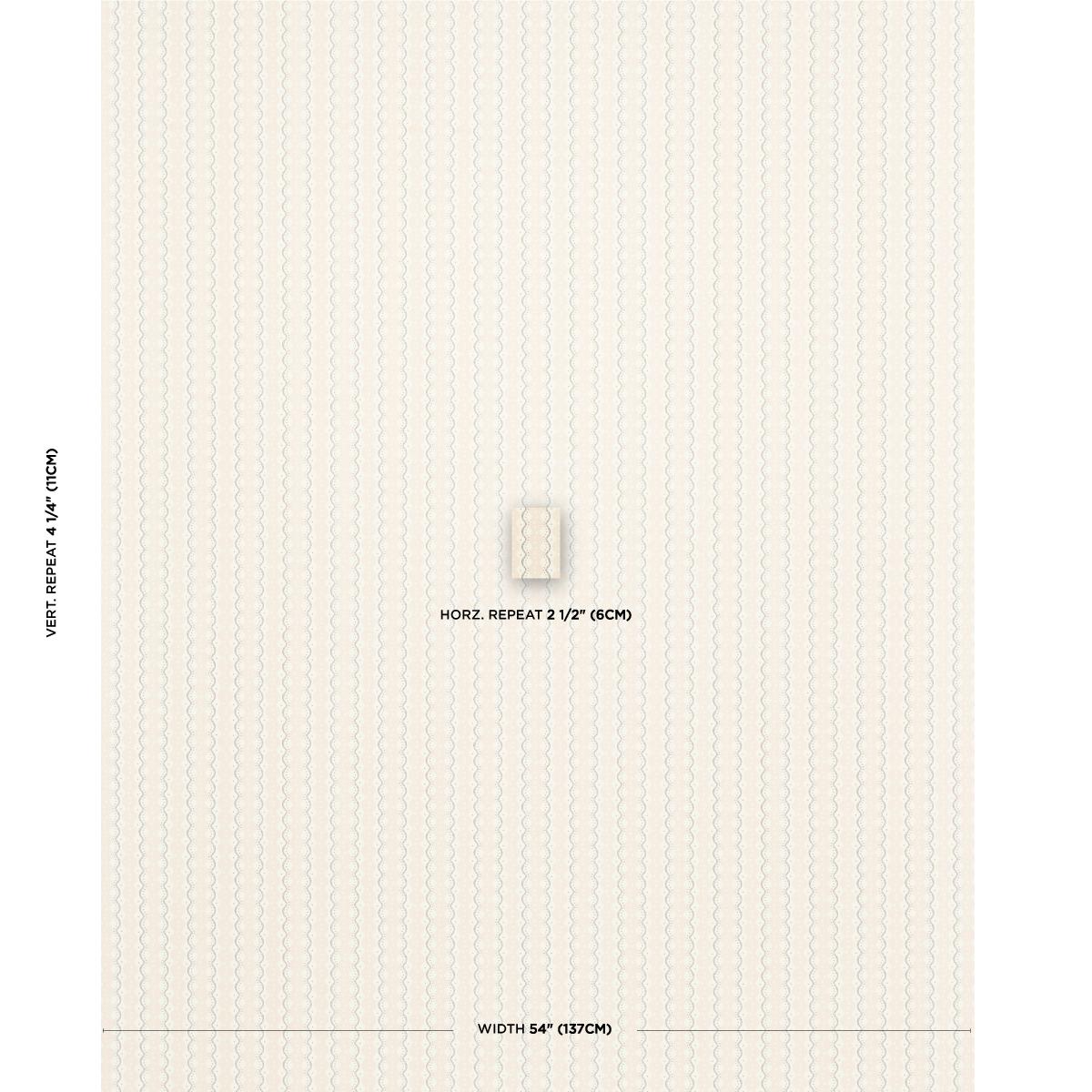 Schumacher Centipede Stripe Angel Pink Fabric