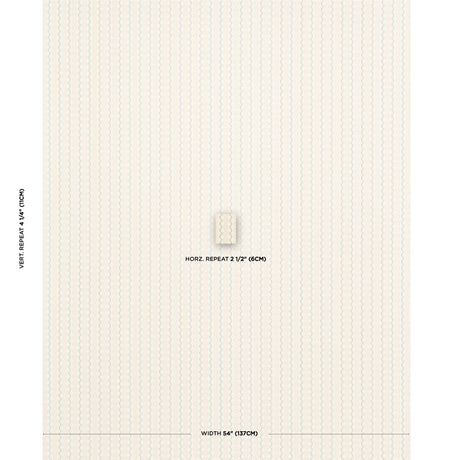 Schumacher Centipede Stripe Angel Pink Fabric