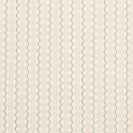 Schumacher Centipede Stripe Angel Pink Fabric