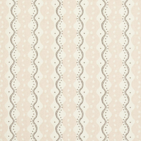 Schumacher Centipede Stripe Angel Pink Fabric