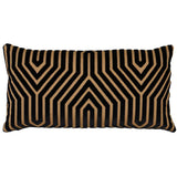 Schumacher Tortoise 24" x 12" Vanderbilt Velvet Pillow