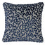 Schumacher Blue 18" x 18" Janis Velvet Pillow