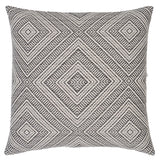 Schumacher Oxford Grey 22" x 22" Tortola I/O Pillow