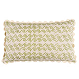 Schumacher Sage 30" x 18" Curves Lumbar Pillow