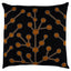 Schumacher Black & Beige 20" x 20" Tree Of Life Pillow