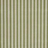 Schumacher Benson Stripe Pingl Green Fabric