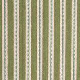 Schumacher Benson Stripe Pingl Green Fabric