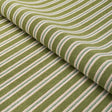 Schumacher Benson Stripe Pingl Green Fabric